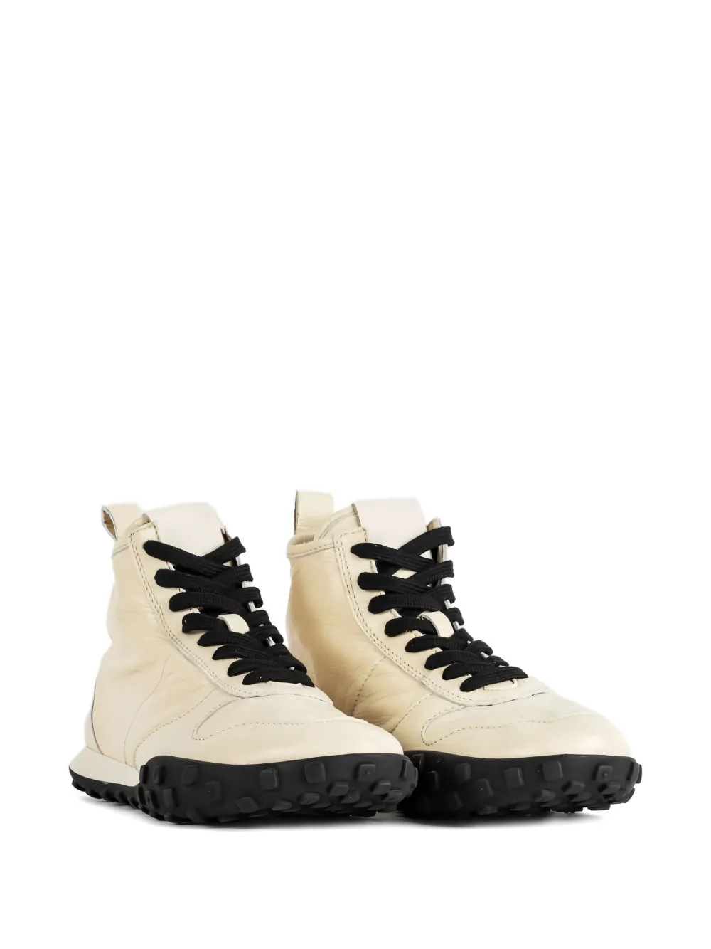 Jil Sander Moon high-top leather sneakers Neutrals