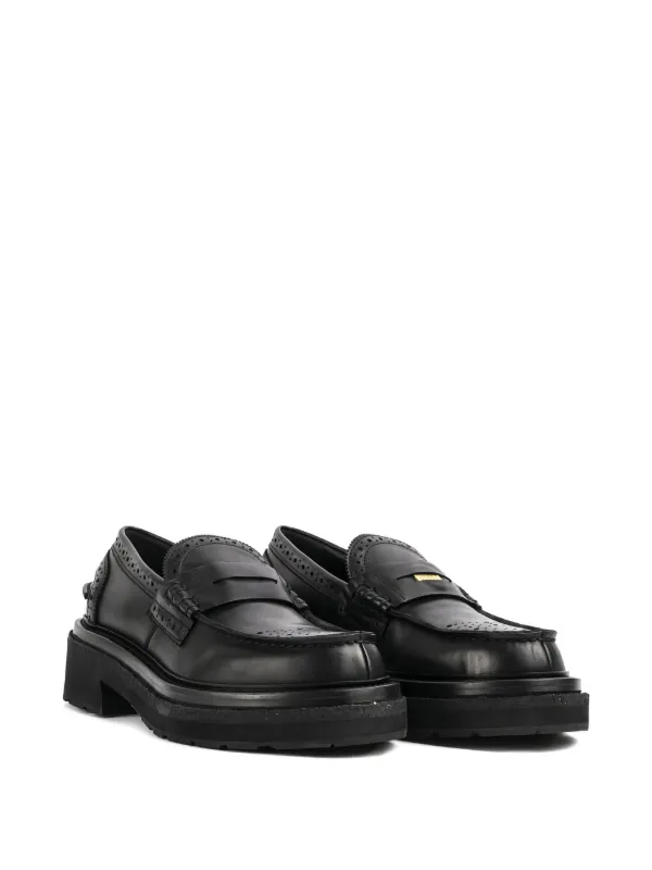 Sacai Wingtip Loafers | Black | FARFETCH