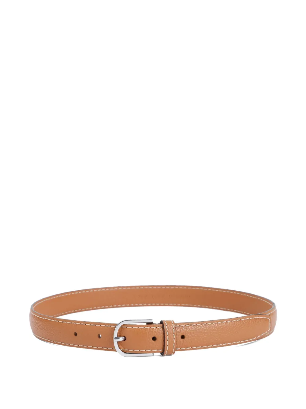 TOTEME grained-leather belt Bruin
