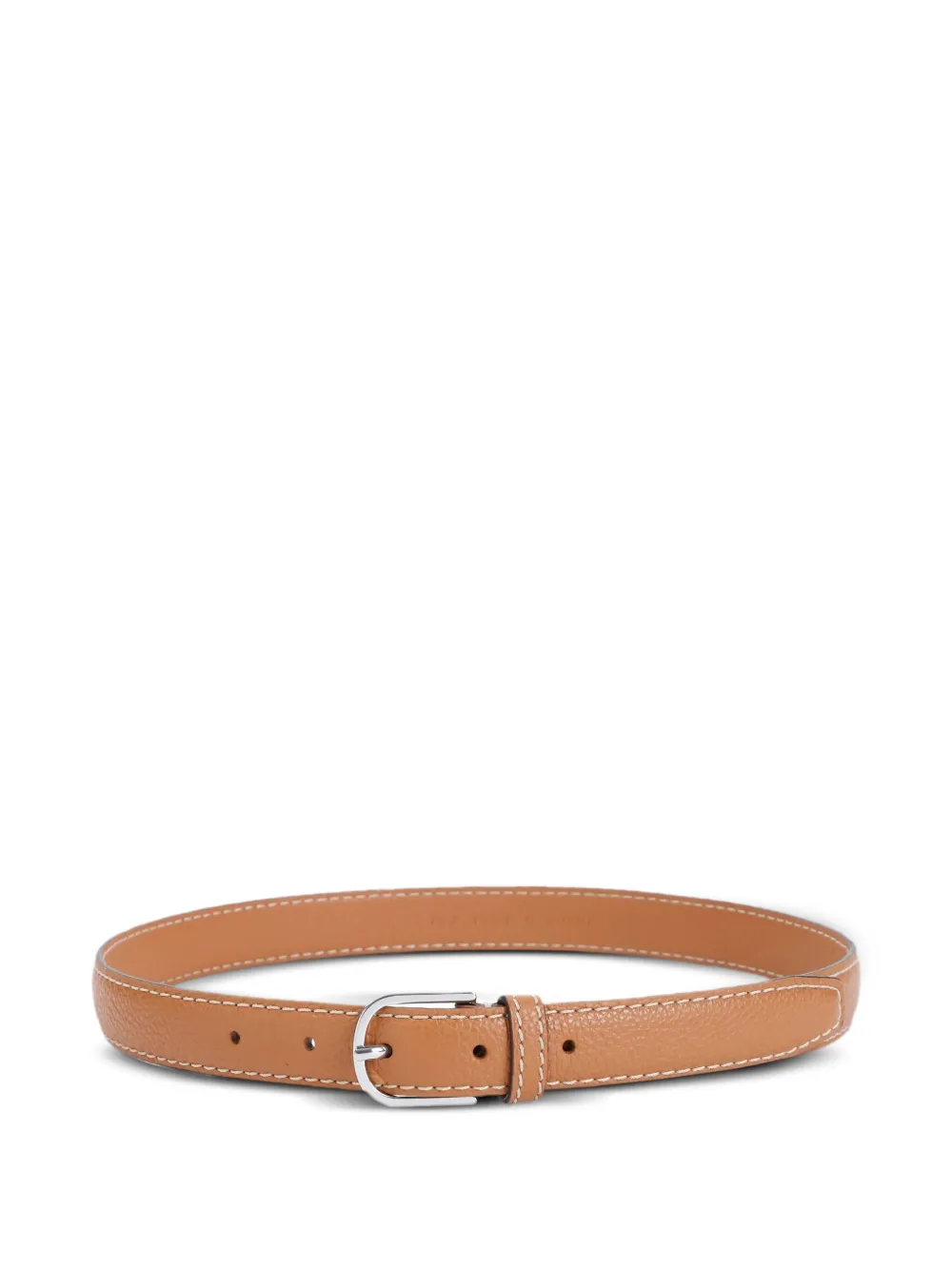 TOTEME grained-leather belt Bruin