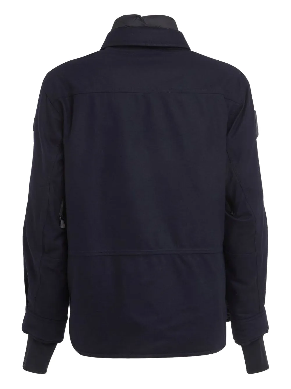 Moncler Gewatteerd jack met logopatch Blauw