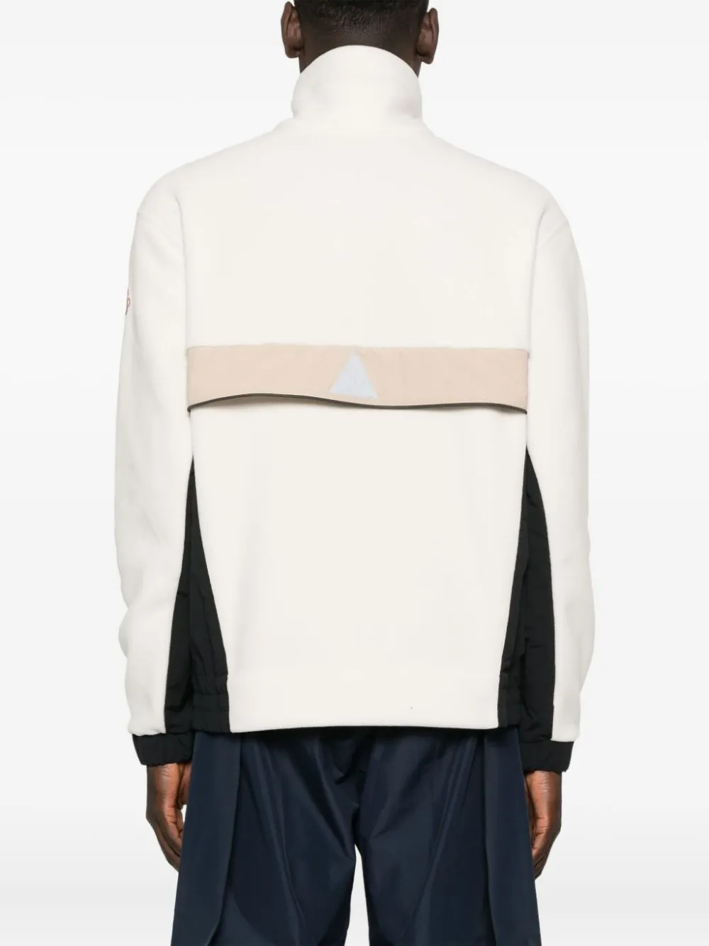 Moncler Sweater met logoprint Beige