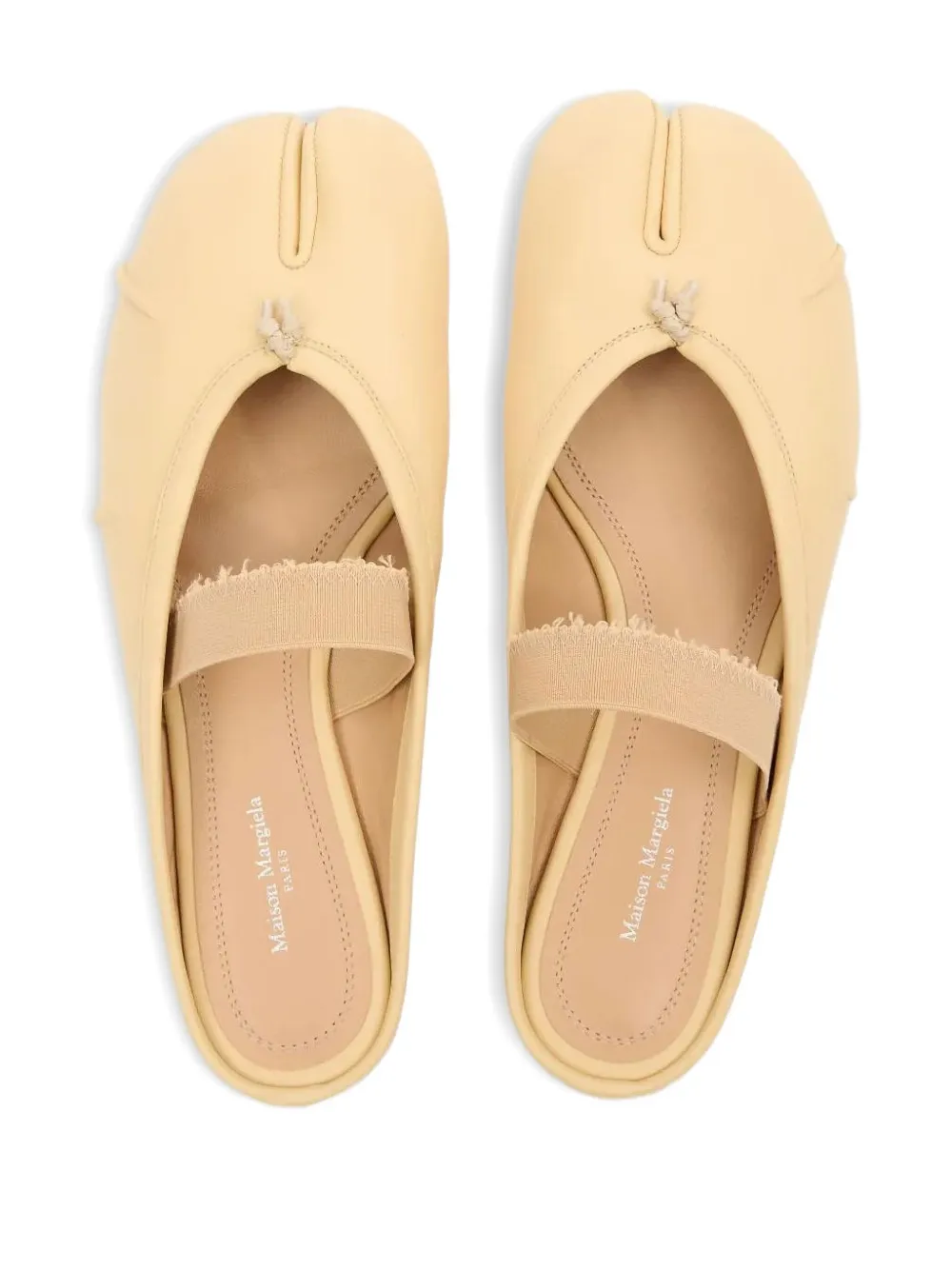 Maison Margiela Tabi elastic-band flats Neutrals