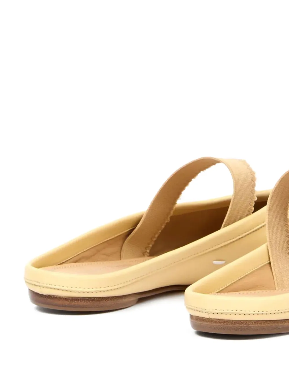 Maison Margiela Tabi elastic-band flats Neutrals