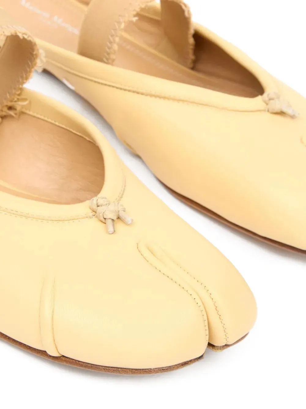 Maison Margiela Tabi elastic-band flats Neutrals