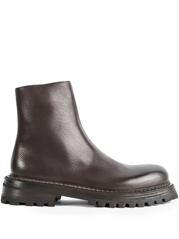 Marsell Brown Leather Chelsea Boots Marsèll Brown Zucca Media Chelsea Boots Marsèll main image 4