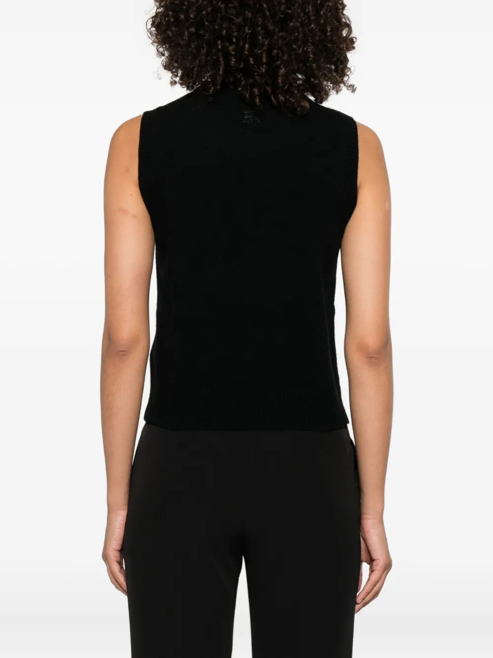ERMANNO FIRENZE Mouwloze top Zwart