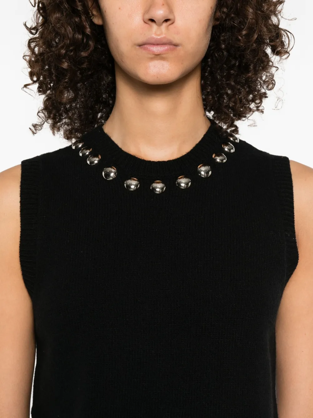 ERMANNO FIRENZE Mouwloze top Zwart