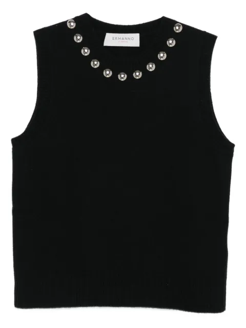 ERMANNO FIRENZE  embellished sleeveless top