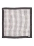 BOSS checked-border square - White