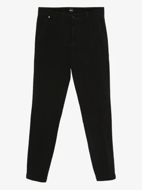 BOSS Pantaloni dritti in misto cotone