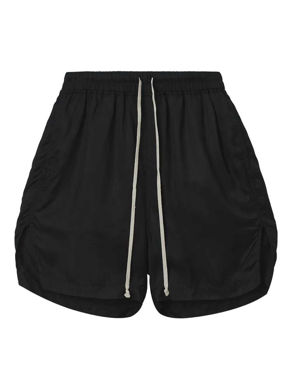 Boxers drawstring side-split shorts