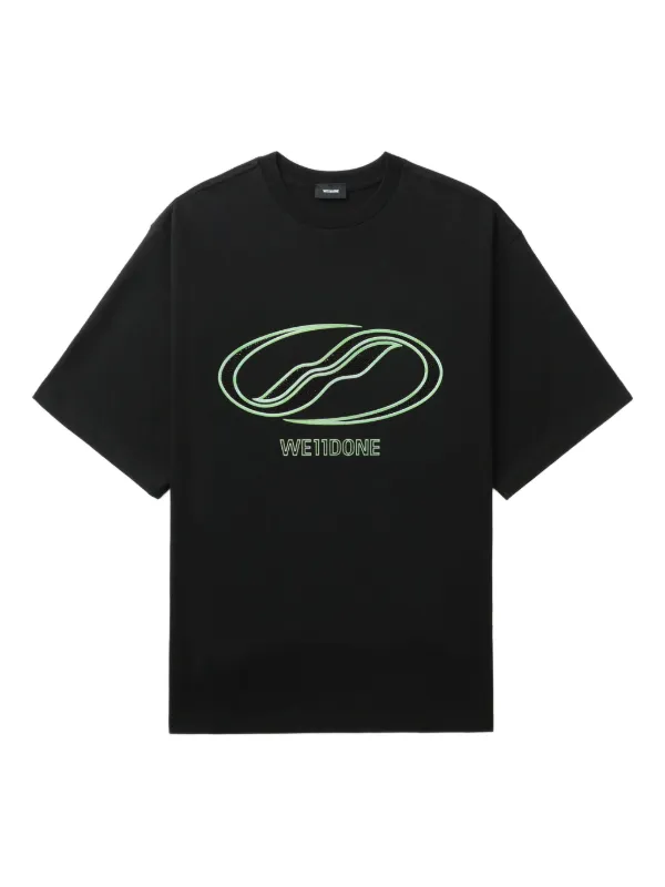 We11done Playera Sporty Sheldon Negro FARFETCH EC