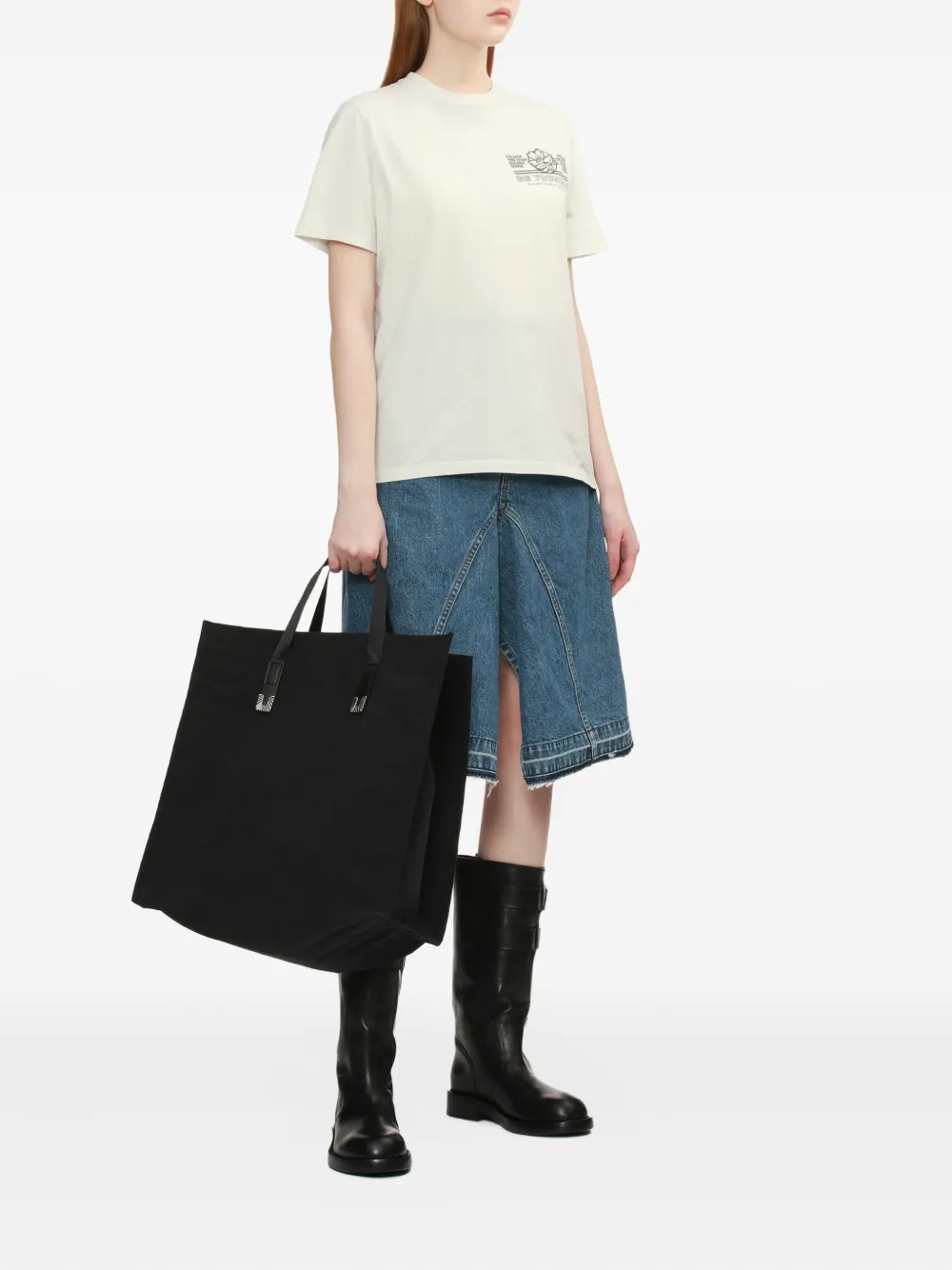Toga Midi-rok met ceintuur - Blauw