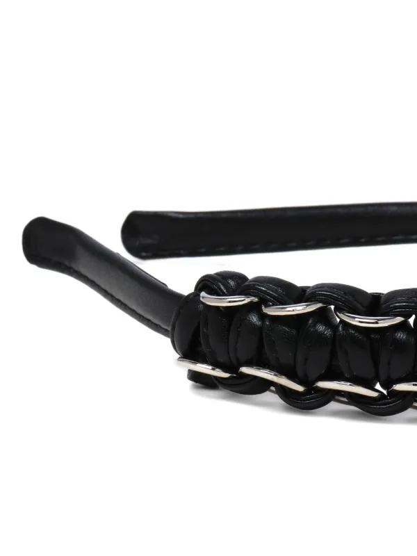 【TOGA TOO】Leather headband 2 TOGA TOO Leather wrapped headband - Altamira