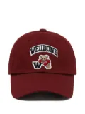We11done bear-logo baseball cap - Red