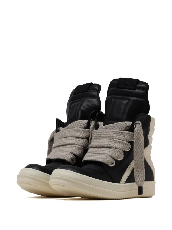 Rick Owens Geobasket Sneakers | Black | FARFETCH CA