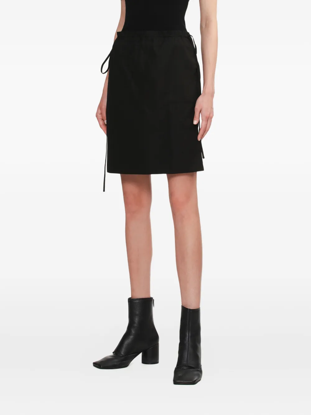 Totême Drawstring-waist Skirt In Black