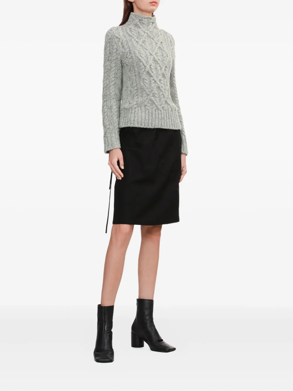 TOTEME drawstring-waist skirt | Straight Skirts | Image 2
