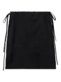 TOTEME drawstring-waist skirt - Black