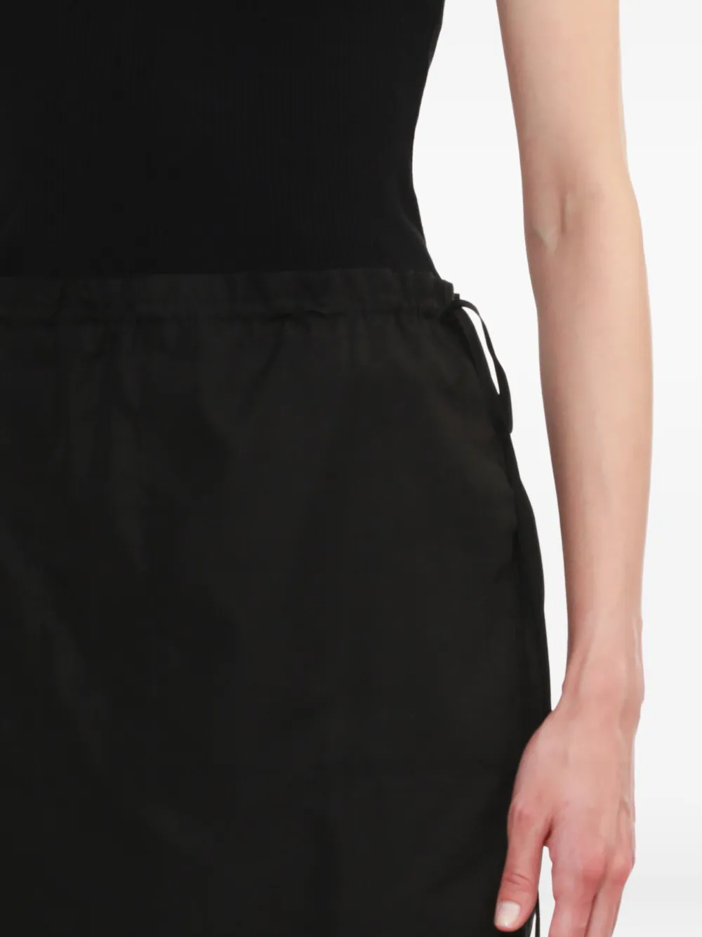 Totême Drawstring-waist Skirt In Black