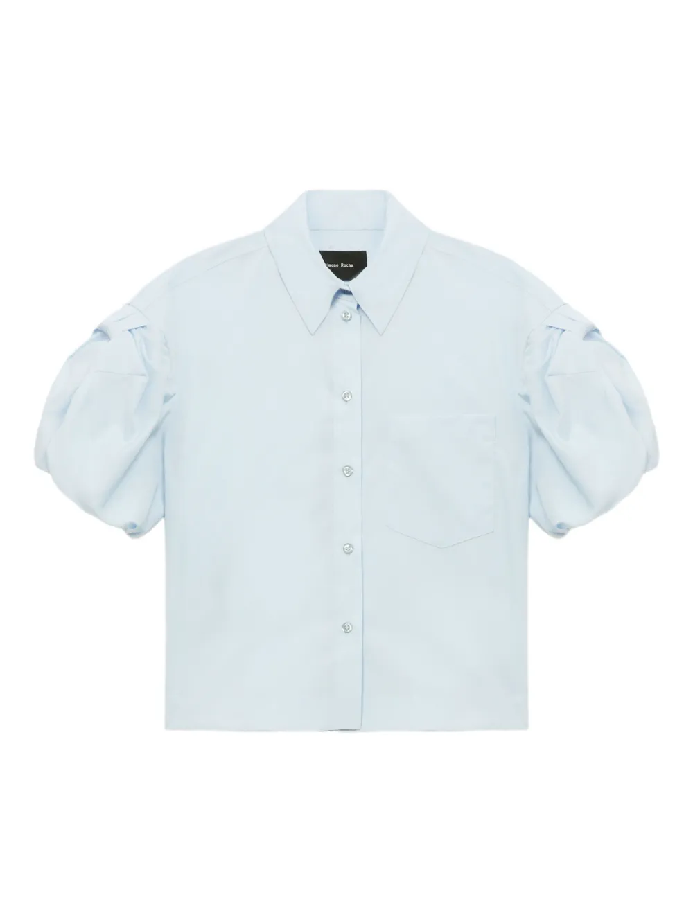 Simone Rocha puffed-sleeve pocket shirt | Blue | Image 1