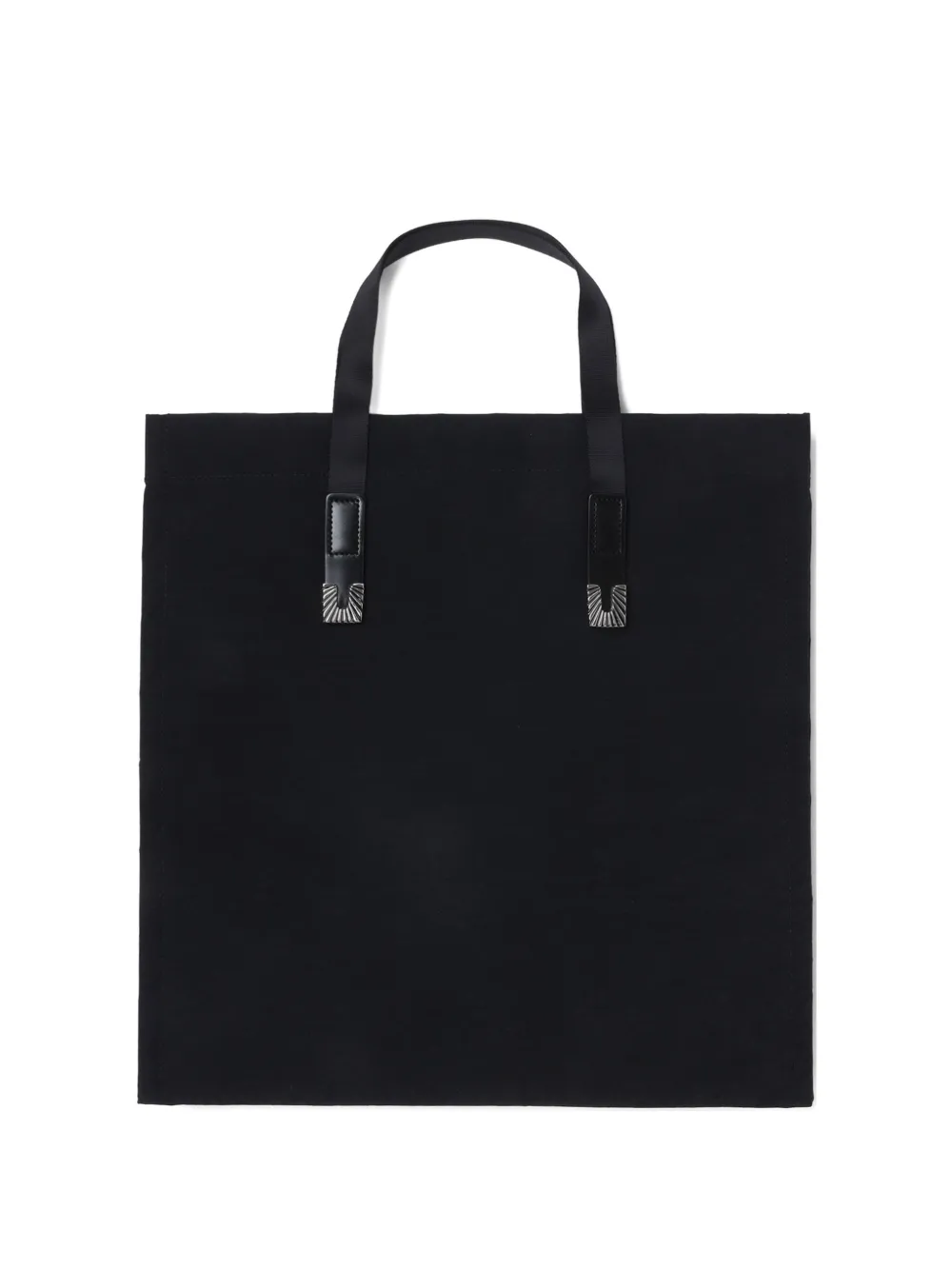 Toga Leather-trimmed Tote Bag In Black