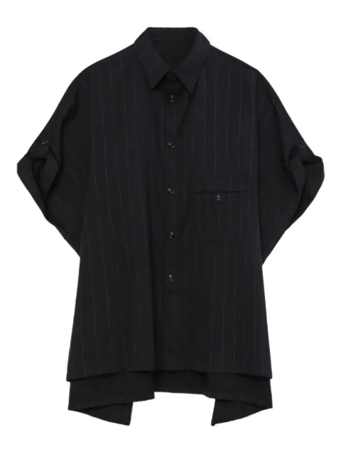 Y's pinstripe short-sleeve shirt