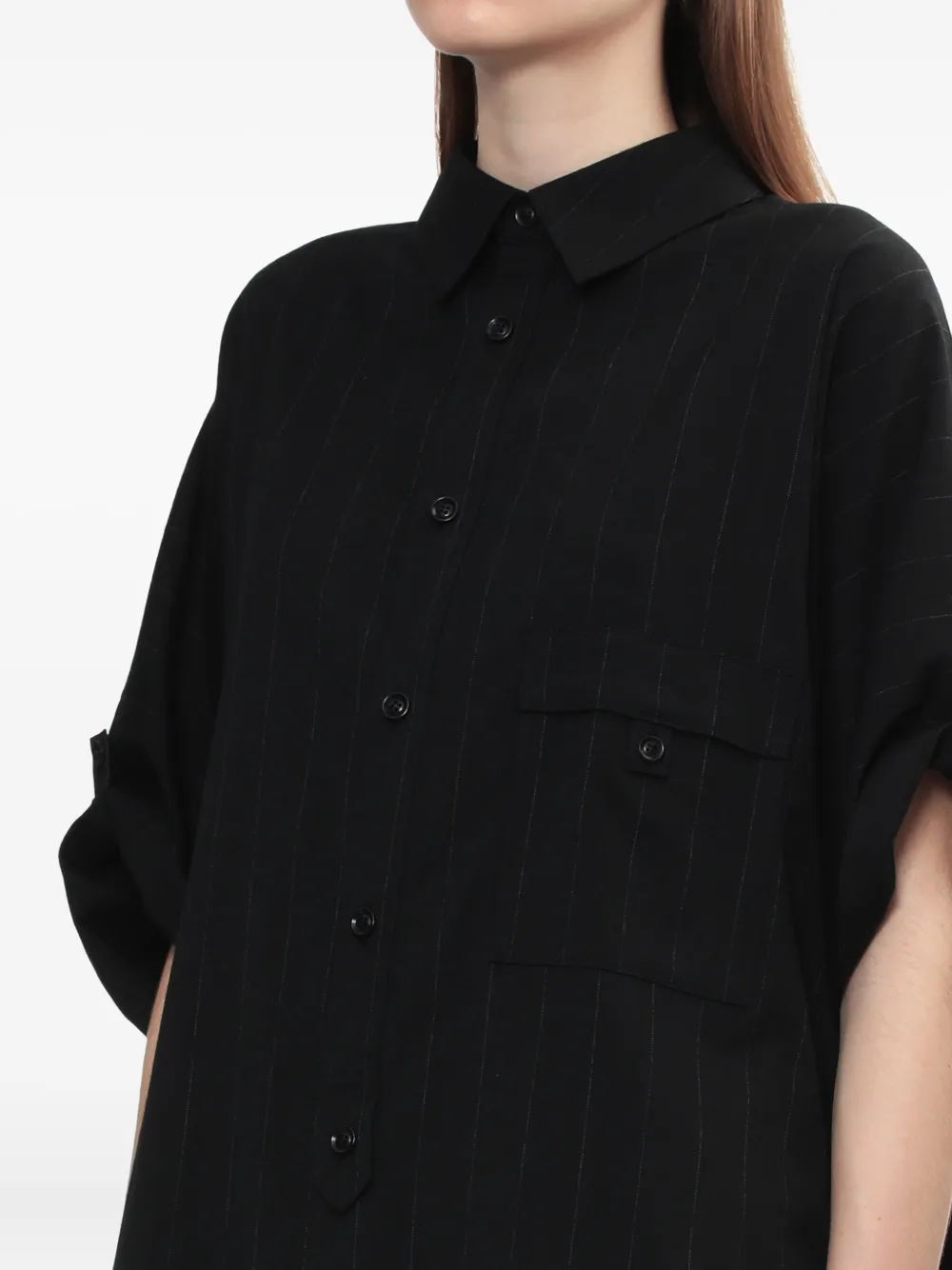 Y's Blouse met korte mouwen Zwart