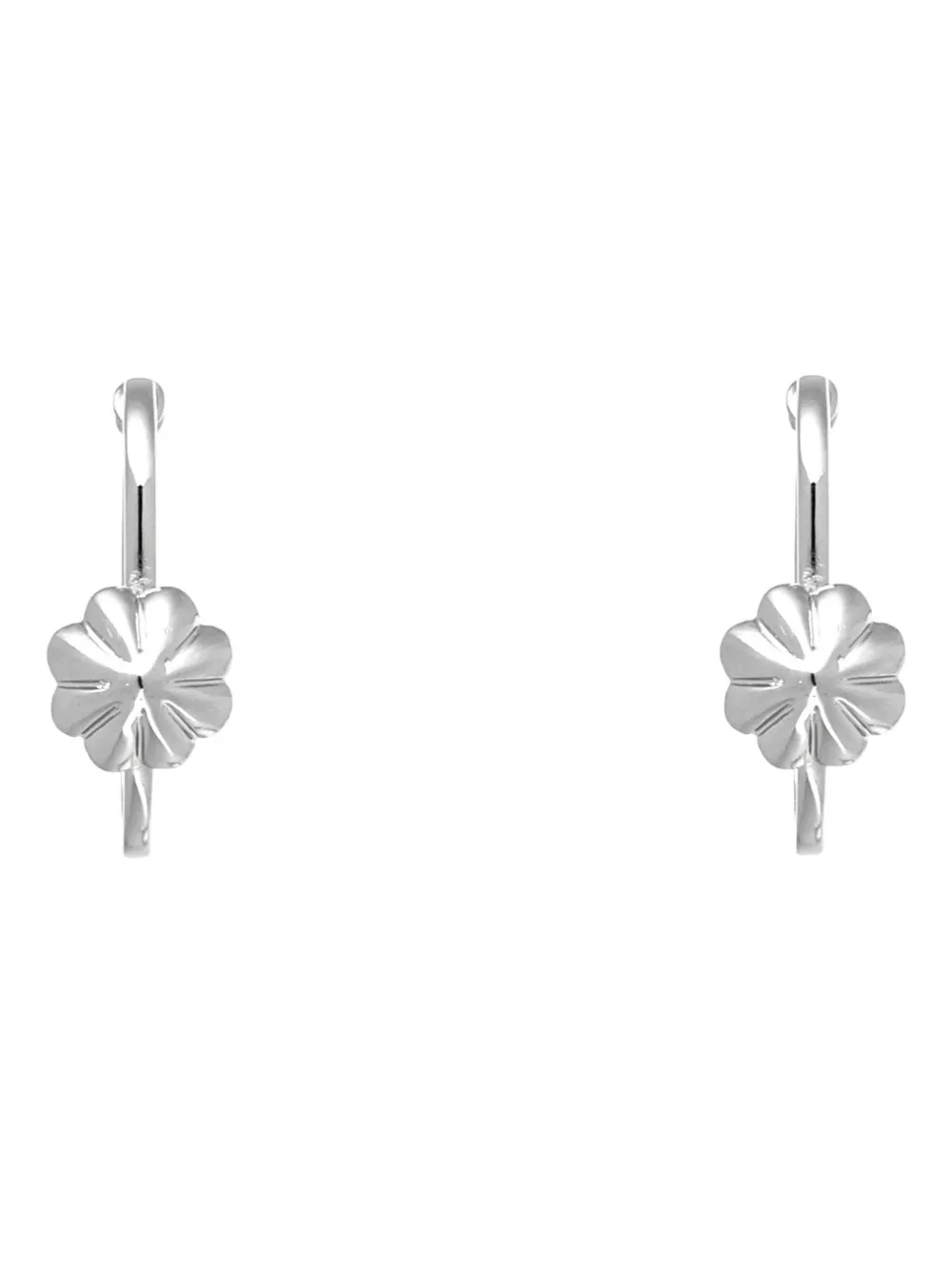 Toga Floral-motif Earrings In Silver
