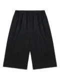 Enföld elastic-waist wool shorts - Black