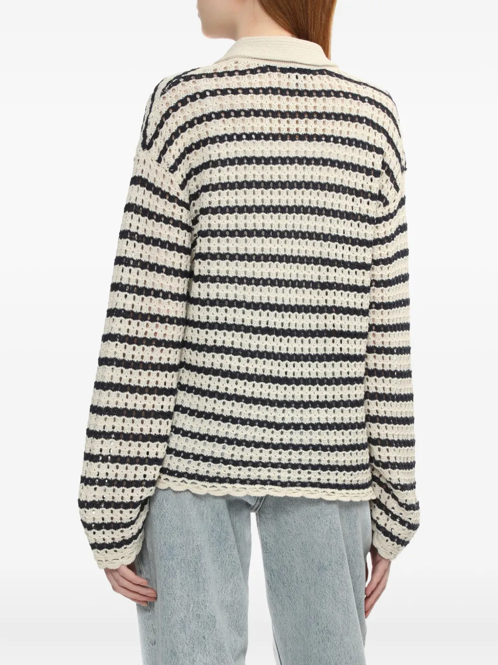 rag & bone Gestreept vest Beige
