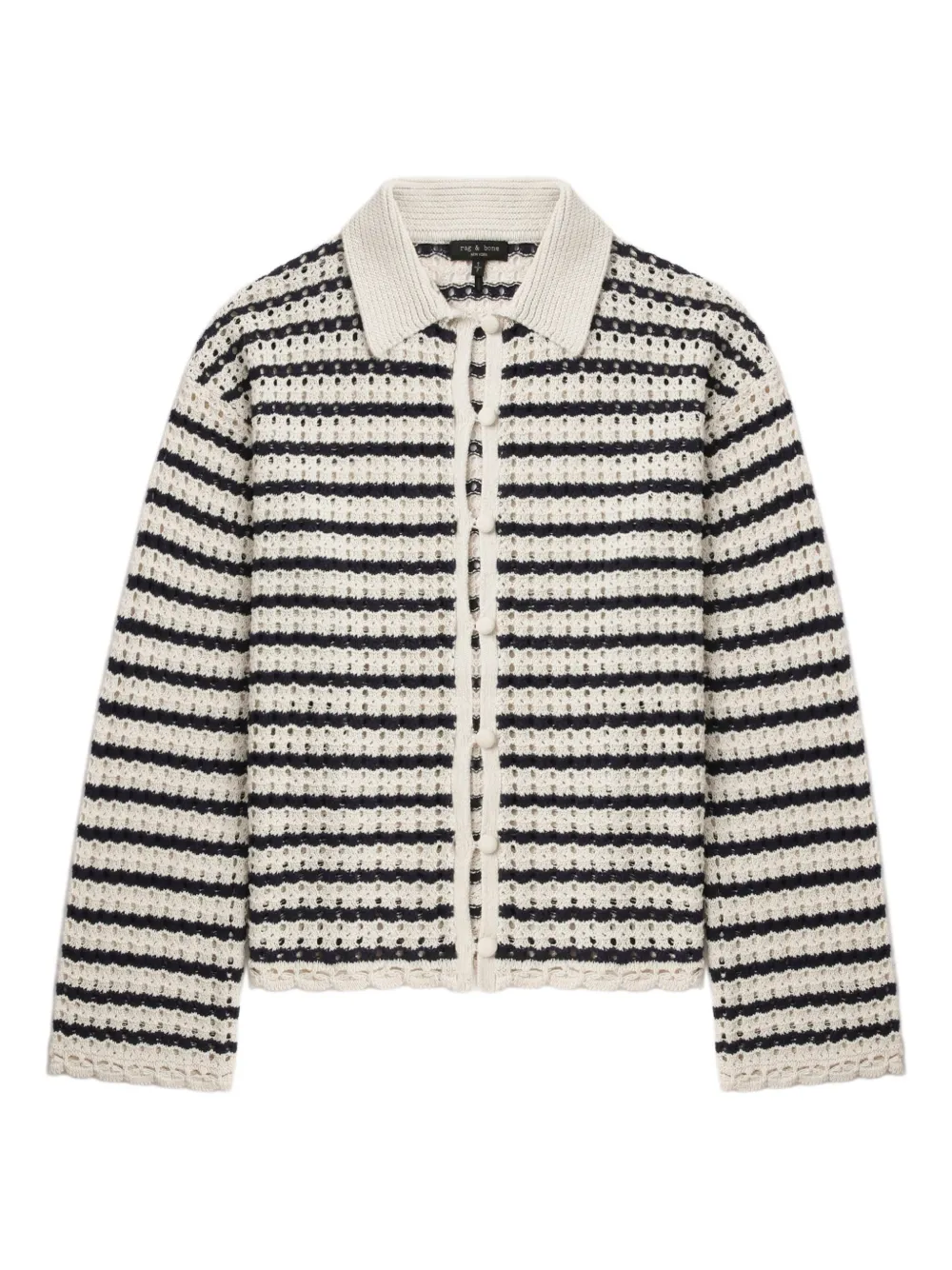 Rag & bone Gestreept vest Beige