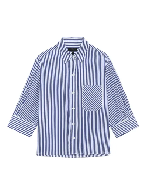 rag & bone striped cotton shirt