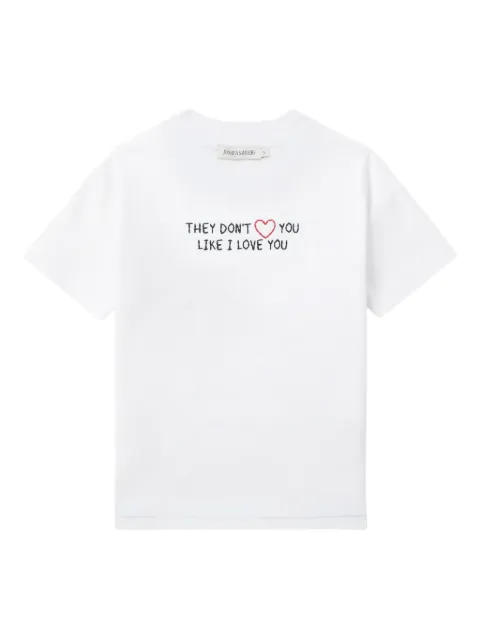 Joshua Sanders text-print T-shirt