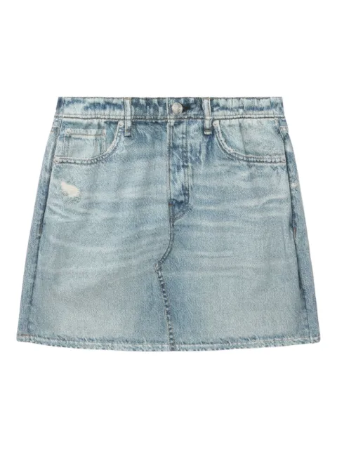 rag & bone Jeans-Minirock im Distressed-Look