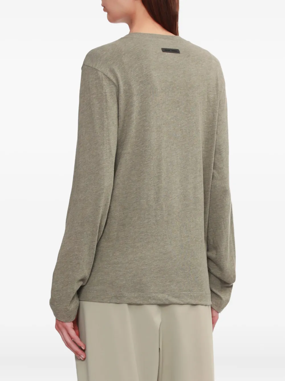 FEAR OF GOD ESSENTIALS T-shirt met lange mouwen Beige