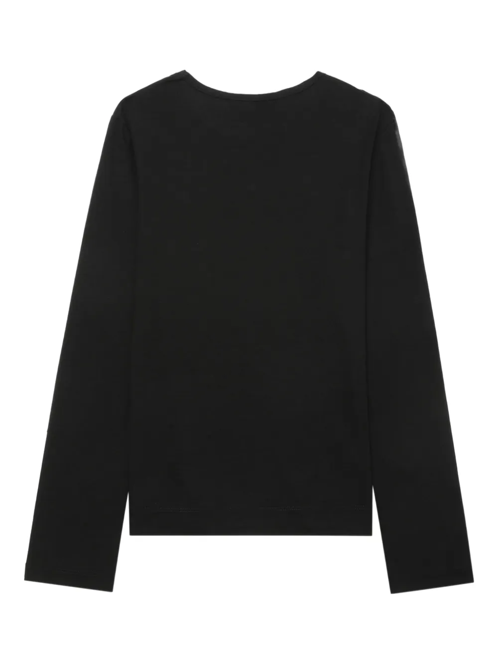 Simone Rocha ribbon-detail long-sleeve T-shirt Zwart