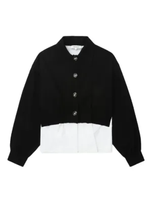 【新品】　ENFOLD WINTERSHIRT Deconstructed Contrast Relax Fit Sweatshirt – EVISU