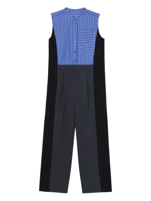 Enföld 条纹拼接连体长裤