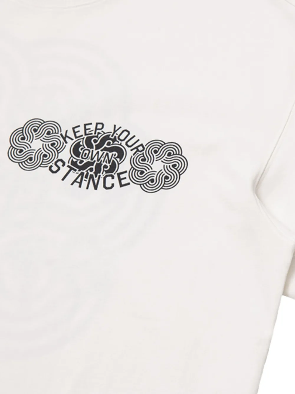 Stance Katoenen T-shirt met grafische print Wit