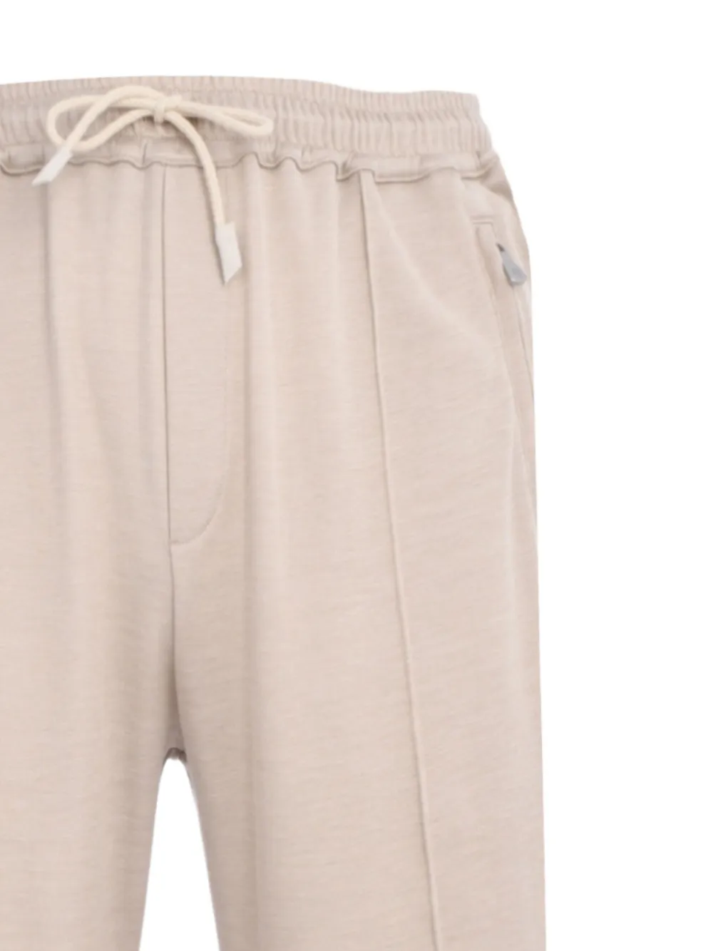 Eleventy Trainingsbroek met trekkoord Beige