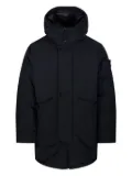 Stone Island hooded padded coat - Black