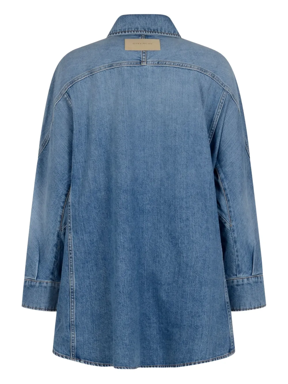 Givenchy denim button-fastening shirt Blauw