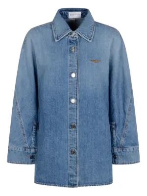 Jil Sander オーバーサイズ デニムシャツ | ブルー | FARFETCH JP