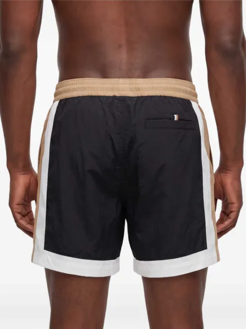 BOSS shorts de playa con logo estampado