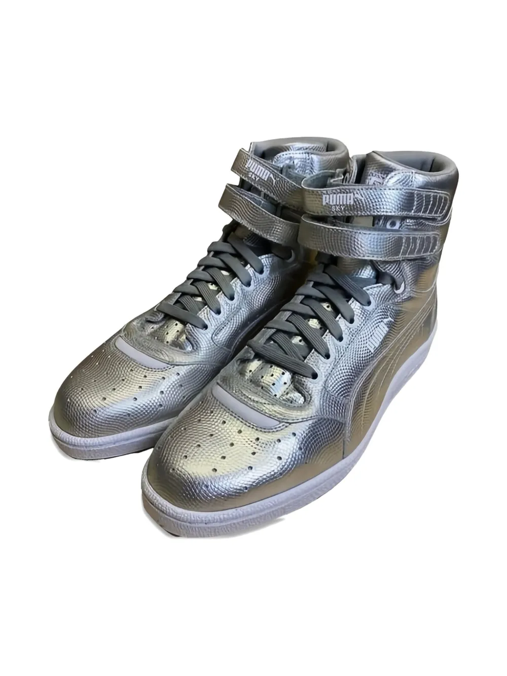 Puma Kids Sky Li Hi Holo Silver sneakers - Grijs