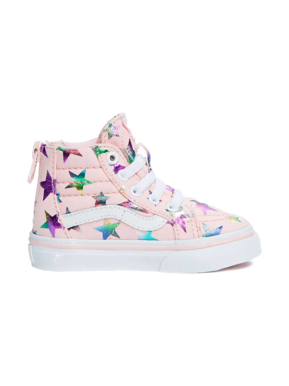 Vans Kids star-print zip trainers Pink
