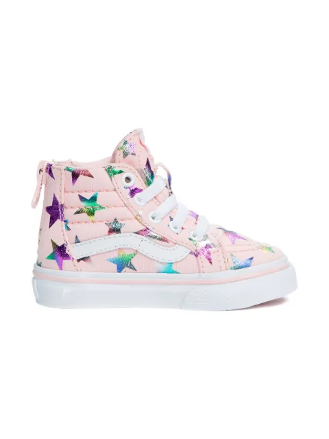 Vans Kids star-print zip trainers