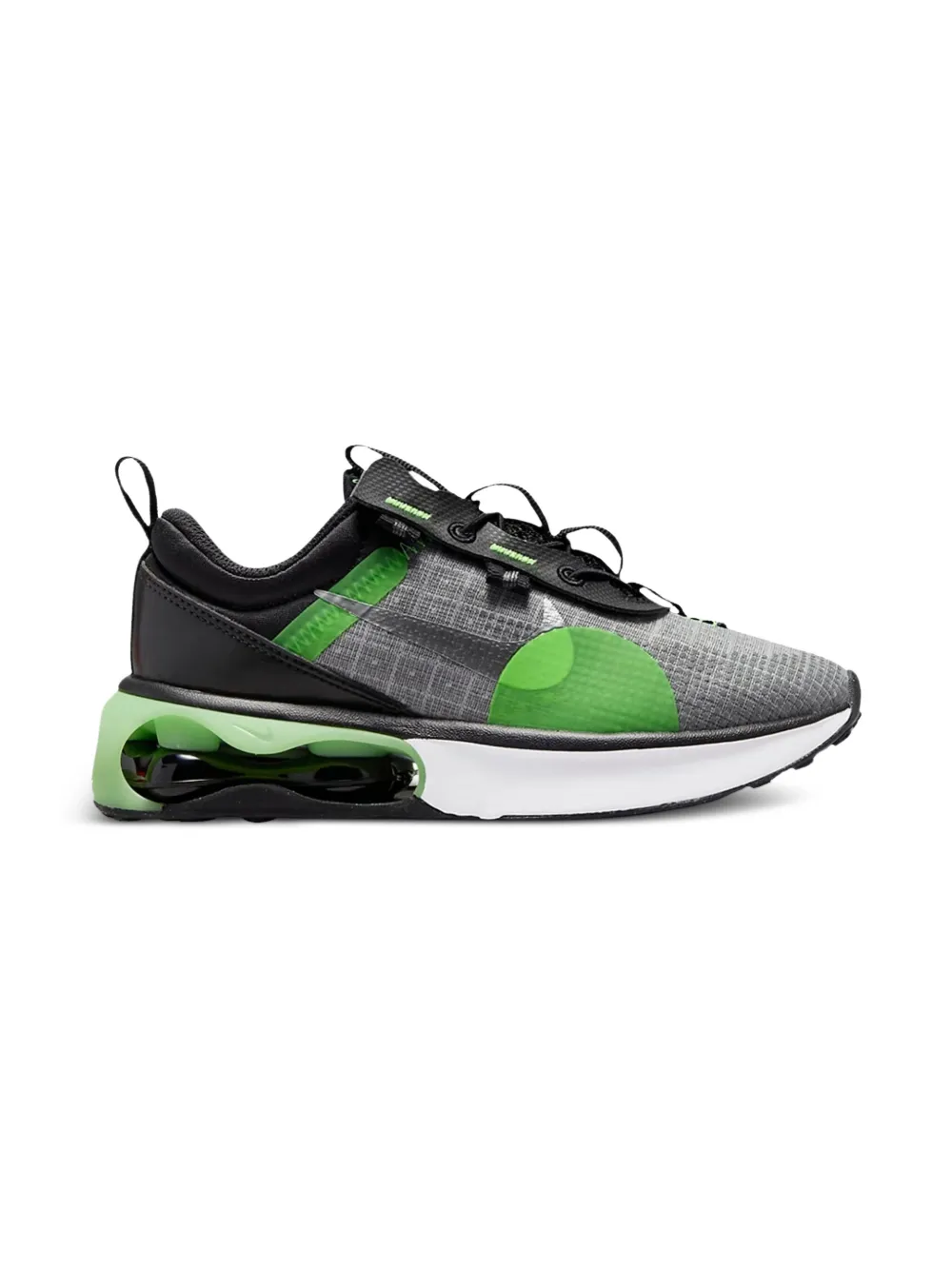 Nike Kids Air Max 2021 "Black Green Strike" sneakers Grey